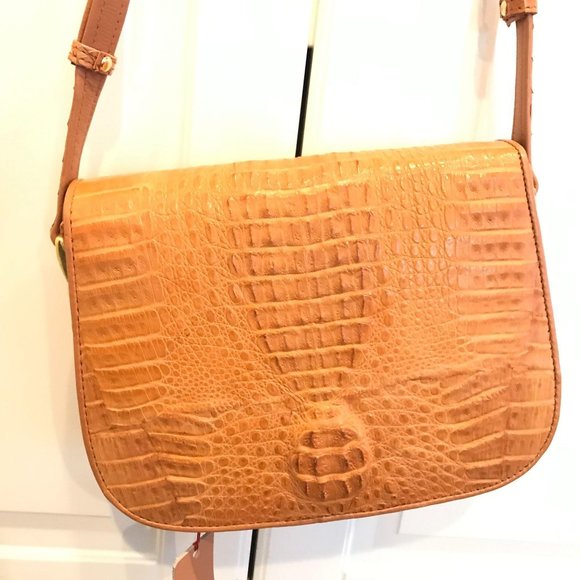 MARINA MR Crocodile shoulder bag Croco Leather bag - Picture 16 of 16